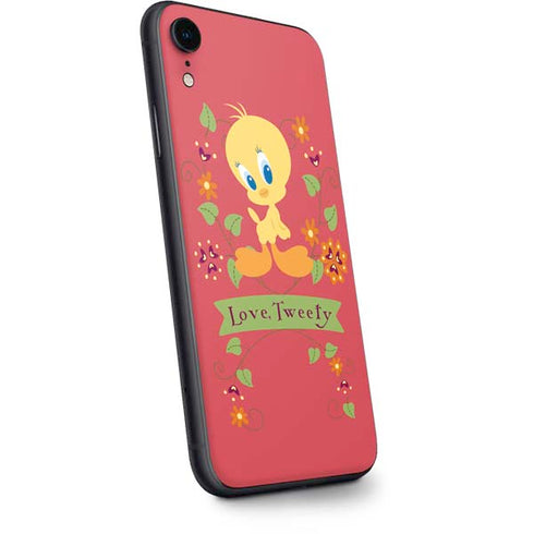 Looney Tunes Tweety Embroidered iPhone XR Skin