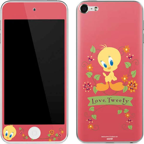 Looney Tunes Tweety Embroidered Apple iPod Skin