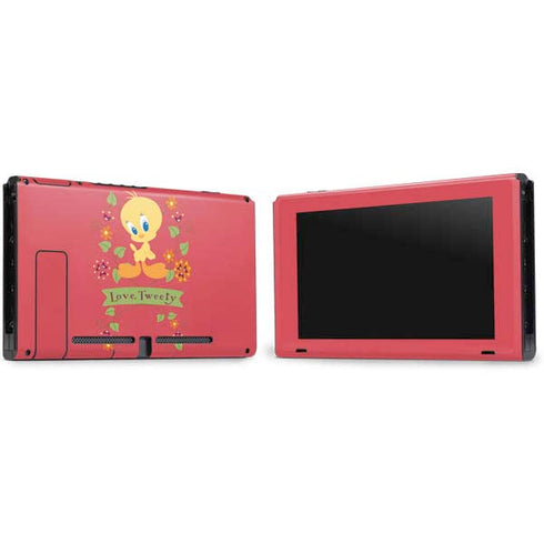Looney Tunes Tweety Embroidered Nintendo Switch Bundle Skin