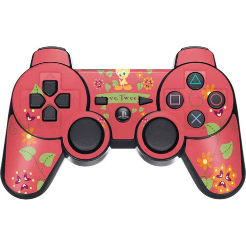Looney Tunes Tweety Embroidered PS3 Dual Shock wireless controller Skin