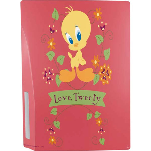 Looney Tunes Tweety Embroidered PS5 Console Skin