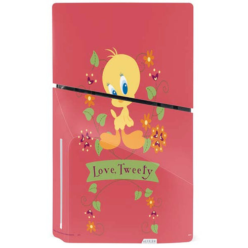Looney Tunes Tweety Embroidered PS5 Slim Disk Bundle Skin