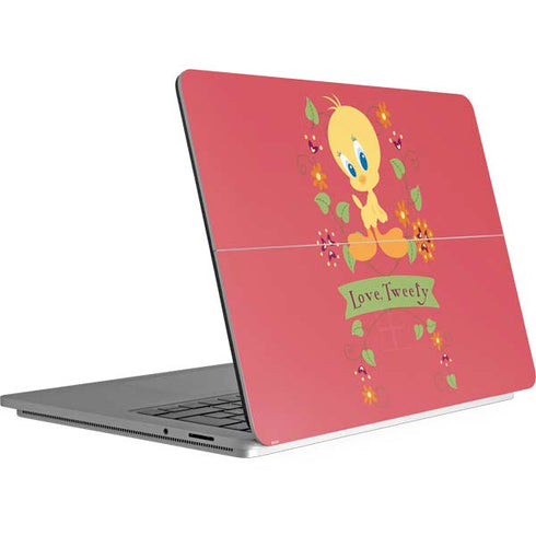 Looney Tunes Tweety Embroidered Surface Laptop Studio Skin