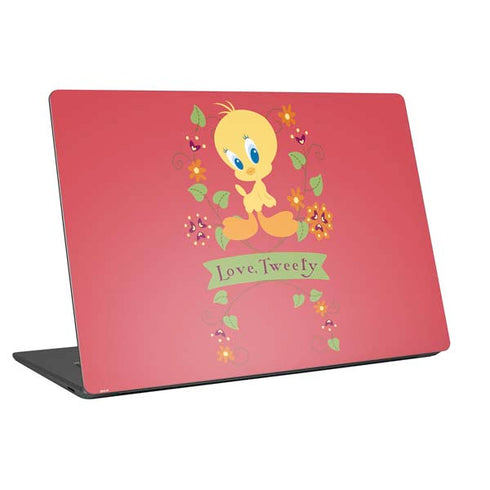 Looney Tunes Tweety Embroidered Universal Laptop 14in (11.4 x 8.2in) Skin