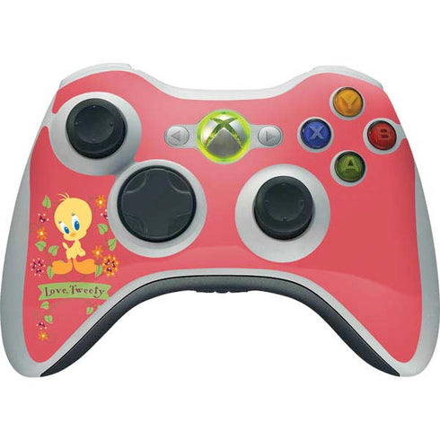 Looney Tunes Tweety Embroidered Xbox 360 Wireless Controller Skin