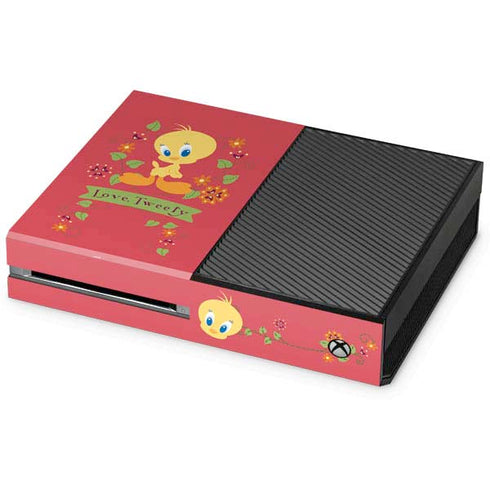 Looney Tunes Tweety Embroidered Xbox One Console Skin