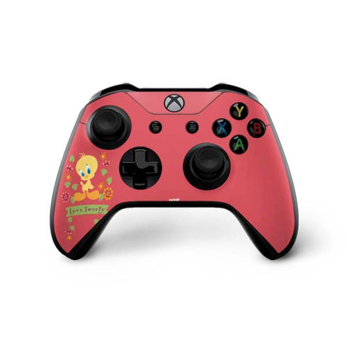 Looney Tunes Tweety Embroidered Xbox One X Controller Skin