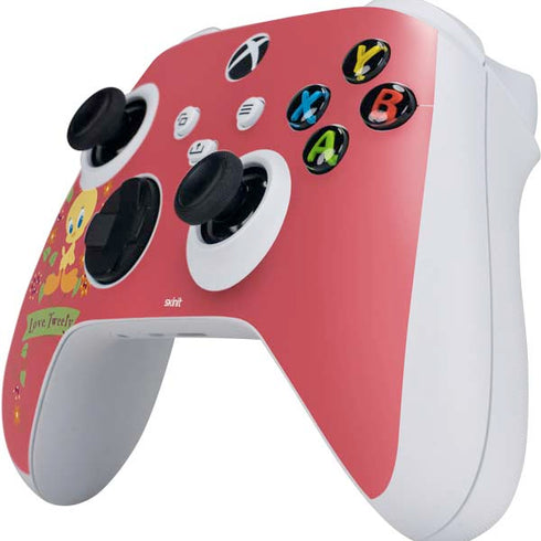 Looney Tunes Tweety Embroidered Xbox Series S Controller Skin