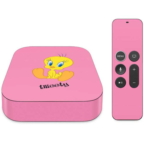 Looney Tunes Tweety Pinky Apple TV Skin