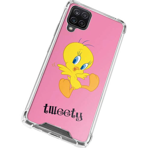 Looney Tunes Tweety Pinky Galaxy A12 Clear Case
