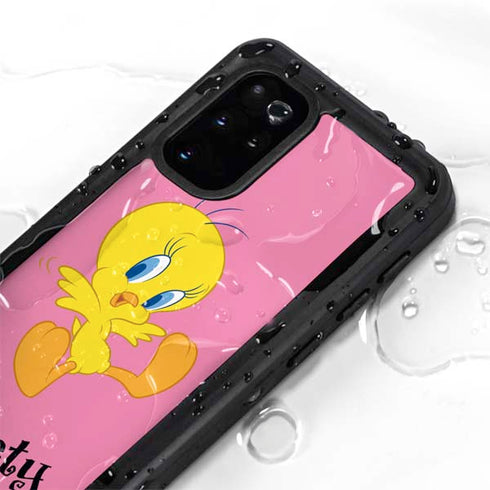 Looney Tunes Tweety Pinky Galaxy S20 Plus Waterproof Case