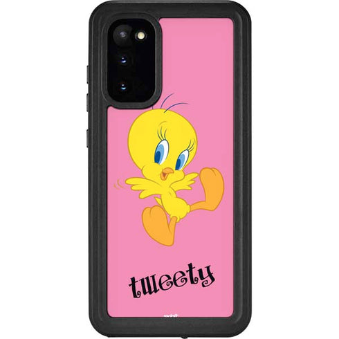 Looney Tunes Tweety Pinky Galaxy S20 Waterproof Case