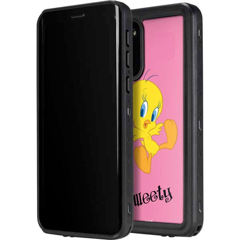 Looney Tunes Tweety Pinky Galaxy S20 Waterproof Case