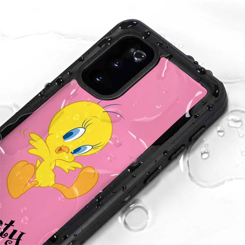 Looney Tunes Tweety Pinky Galaxy S20 Waterproof Case