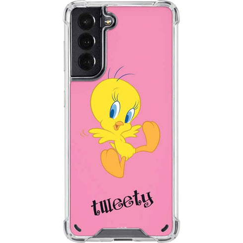 Looney Tunes Tweety Pinky Galaxy S21 5G Clear Case