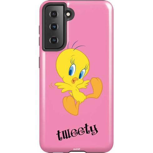 Looney Tunes Tweety Pinky Galaxy S21 5G Pro Case