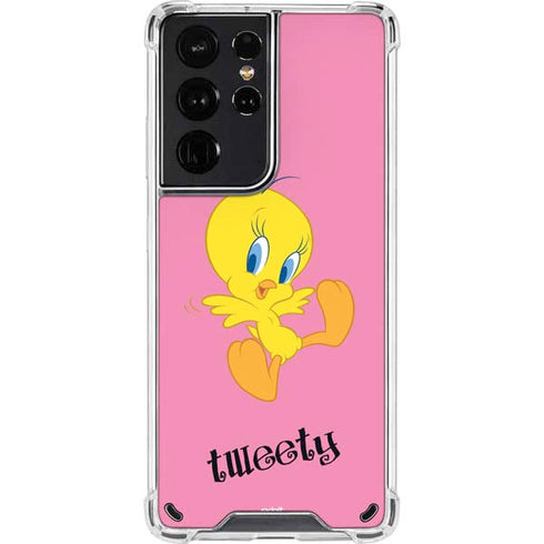 Looney Tunes Tweety Pinky Galaxy S21 Ultra 5G Clear Case
