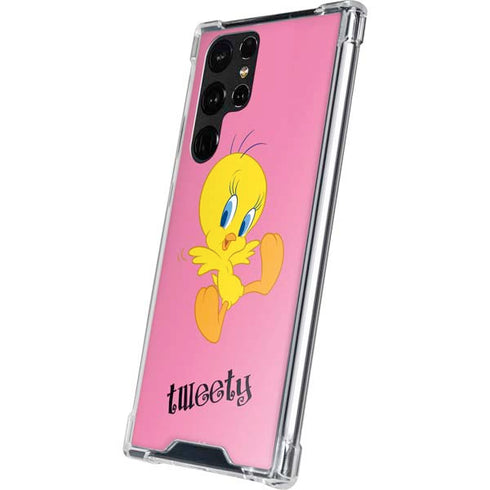 Looney Tunes Tweety Pinky Galaxy S22 Ultra Clear Case