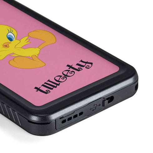 Looney Tunes Tweety Pinky Galaxy S23 Plus Waterproof Case
