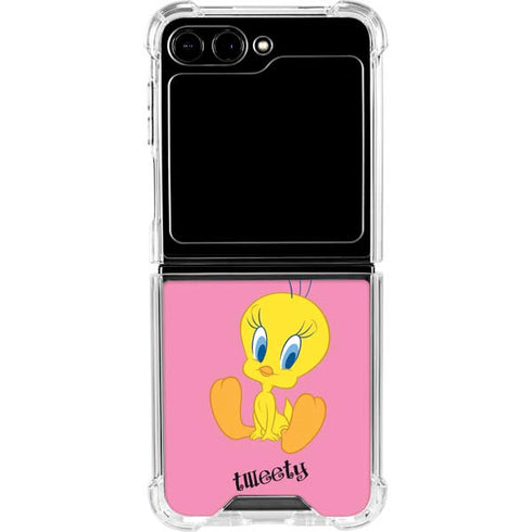 Looney Tunes Tweety Pinky Galaxy Z Flip5 5G Clear Case