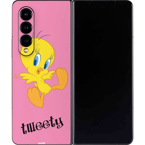 Looney Tunes Tweety Pinky Galaxy Z Fold4 5G Skin