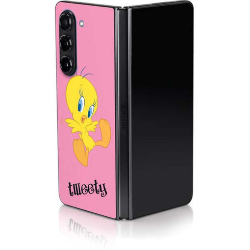 Looney Tunes Tweety Pinky Galaxy Z Fold5 5G Skin