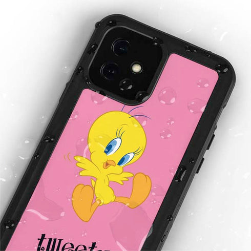Looney Tunes Tweety Pinky iPhone 12 Mini Waterproof Case