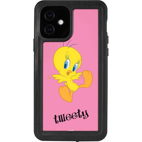 Looney Tunes Tweety Pinky iPhone 12 Waterproof Case