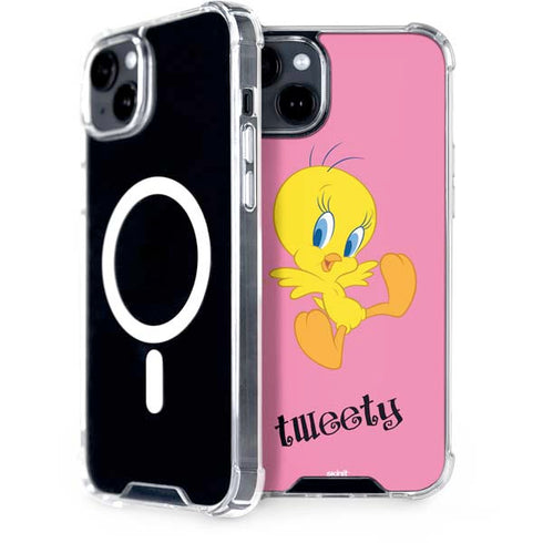 Looney Tunes Tweety Pinky iPhone 15 Plus MagSafe Case