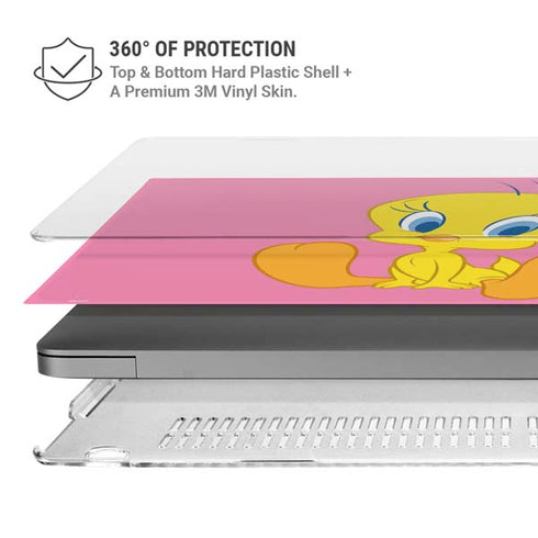Looney Tunes Tweety Pinky MacBook Pro 16in (2021-25) Case plus Skin