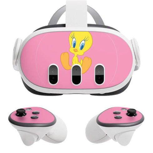 Looney Tunes Tweety Pinky Meta Quest 3 Skin