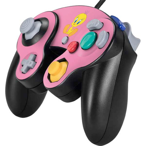 Looney Tunes Tweety Pinky Nintendo GameCube Controller Skin