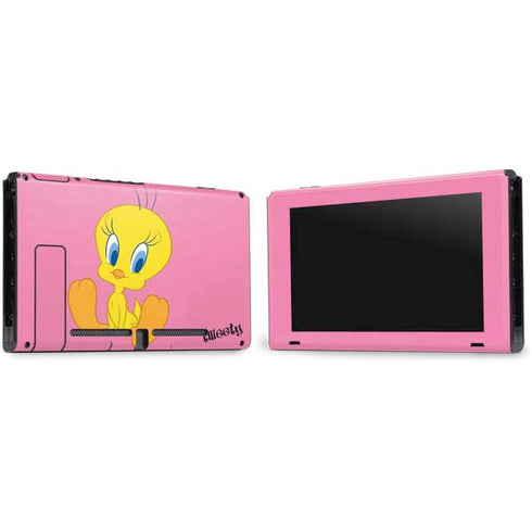 Looney Tunes Tweety Pinky Nintendo Switch Bundle Skin