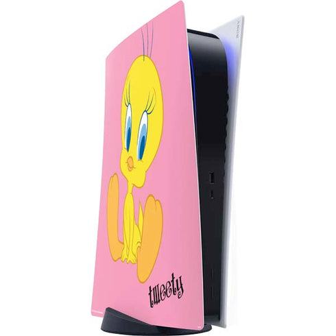 Looney Tunes Tweety Pinky PS5 Digital Edition Console Skin