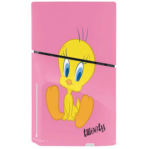 Looney Tunes Tweety Pinky PS5 Slim Disk Console Skin