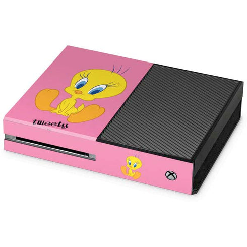 Looney Tunes Tweety Pinky Xbox One Console Skin