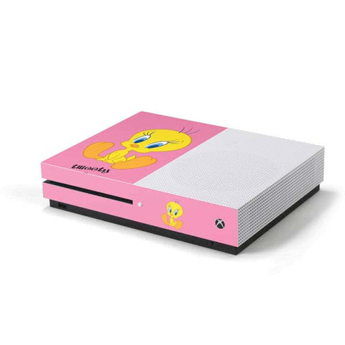Looney Tunes Tweety Pinky Xbox One S Console Skin