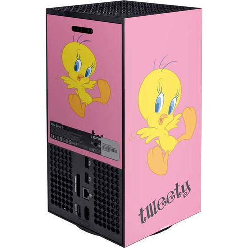 Looney Tunes Tweety Pinky Xbox Series X Console Skin