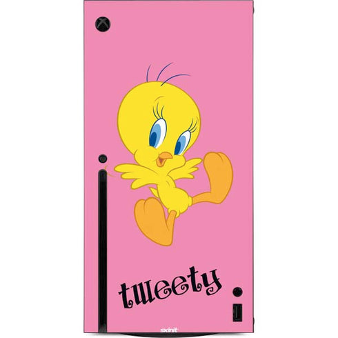 Looney Tunes Tweety Pinky Xbox Series X Console Skin