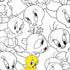 Looney Tunes Tweety Super Sized Pattern Nintendo 2DS XL (2017) Skin