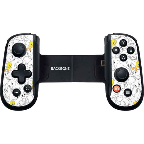 Looney Tunes Tweety Super Sized Pattern Backbone One for iPhone Game Controller Skin