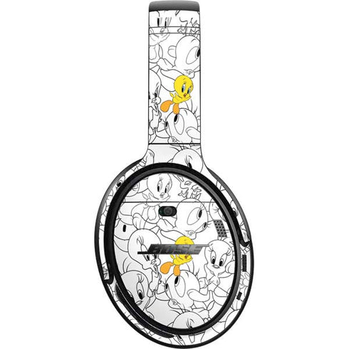 Looney Tunes Tweety Super Sized Pattern Bose QuietComfort 35 II Headphones Skin