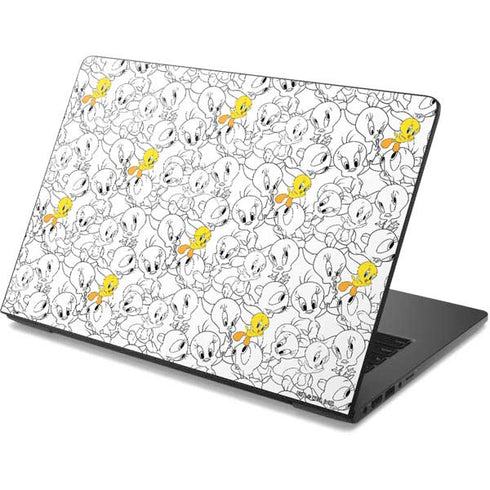 Looney Tunes Tweety Super Sized Pattern Dell Chromebook Skin