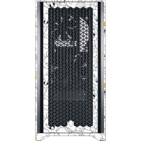 Looney Tunes Tweety Super Sized Pattern Corsair 4000D Tempered Glass Mid-Tower ATX Case Skin