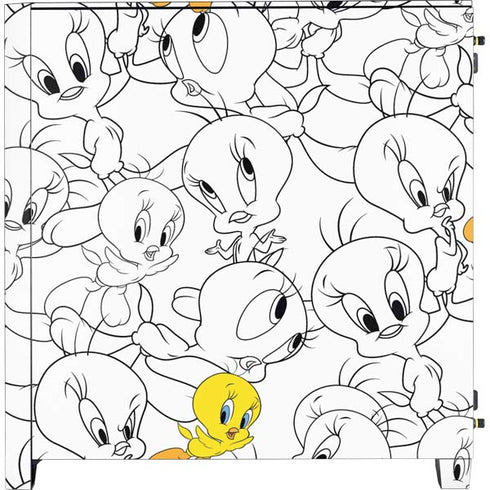 Looney Tunes Tweety Super Sized Pattern Corsair 4000D Tempered Glass Mid-Tower ATX Case Skin