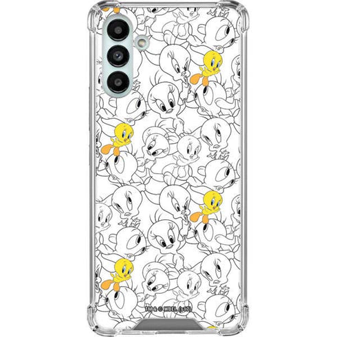 Looney Tunes Tweety Super Sized Pattern Galaxy A13 5G Clear Case