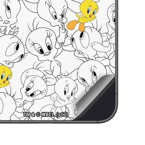 Looney Tunes Tweety Super Sized Pattern Galaxy A14 5G Skin
