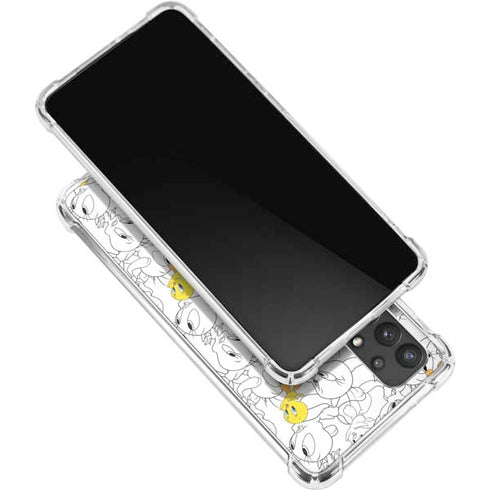 Looney Tunes Tweety Super Sized Pattern Galaxy A32 5G Clear Case