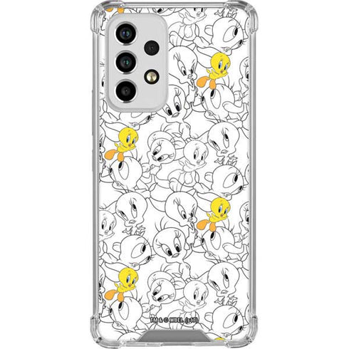 Looney Tunes Tweety Super Sized Pattern Galaxy A53 5G Clear Case
