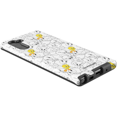 Looney Tunes Tweety Super Sized Pattern Galaxy Note 10 Pro Case